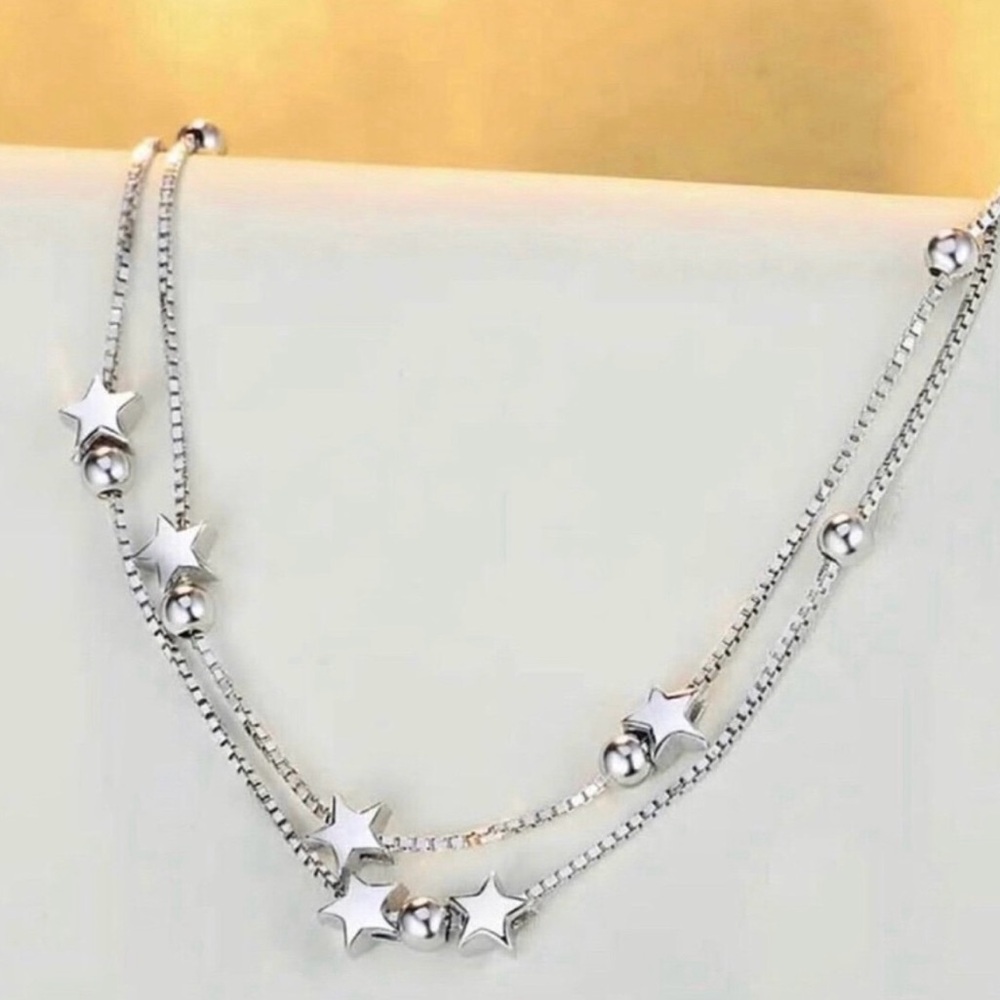 Sterling Silver Star Bracelet
